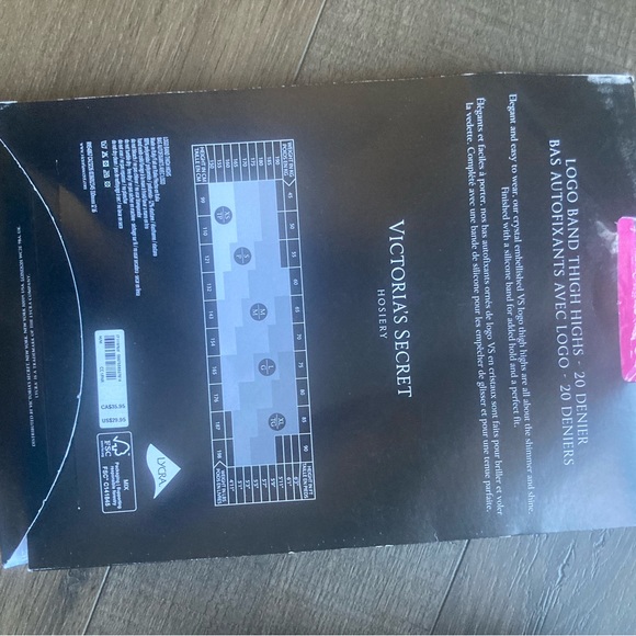 New Victoria’s Secret Lace Thigh Tights/ Magenta/Medium - Picture 3 of 6